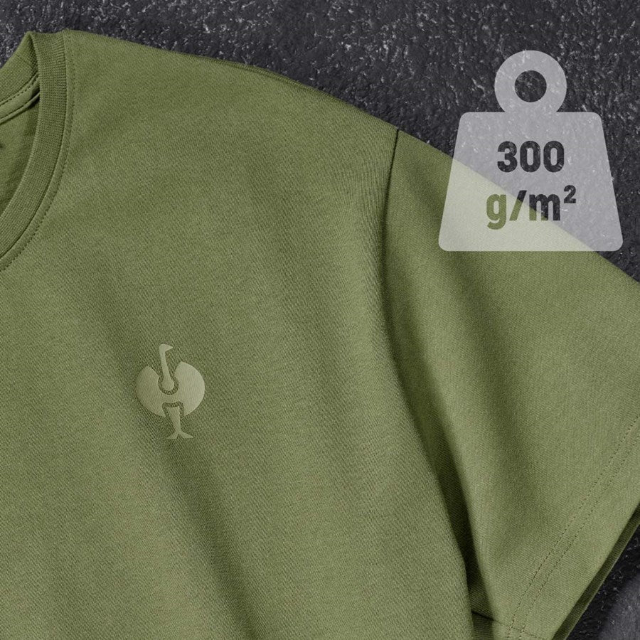 Detailed image T-shirt heavy e.s.iconic mountaingreen