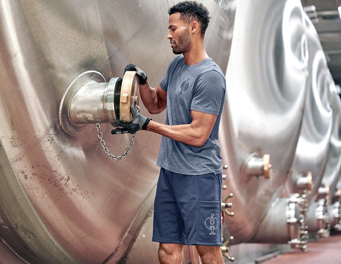 Additional image 1 T-Shirt seamless e.s.trail deepblue melange