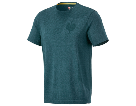 Primary image T-Shirt seamless e.s.trail emeraldgreen melange