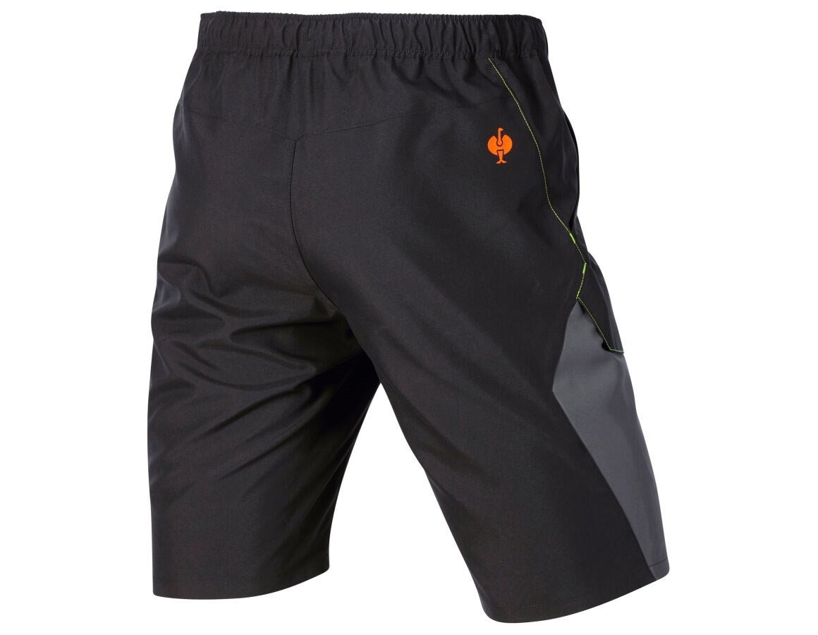 Secondary image Trekking swim shorts e.s.trail black/anthracite/high-vis orange/high-vis yellow