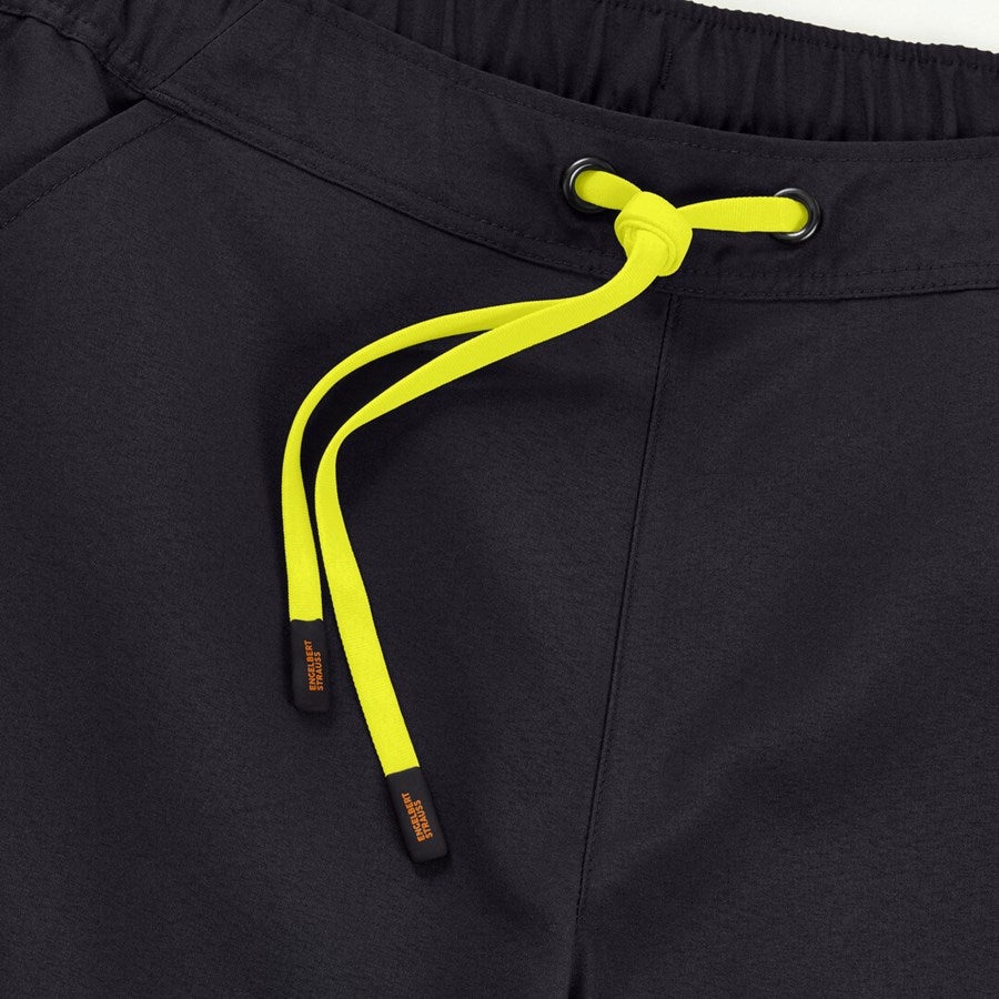 Detailed image Trekking swim shorts e.s.trail black/anthracite/high-vis orange/high-vis yellow
