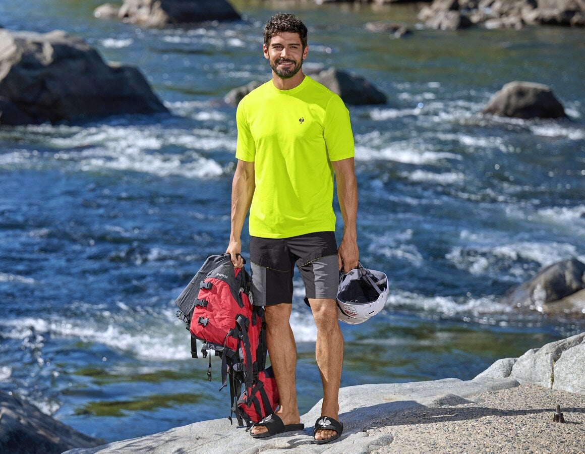 Additional image 2 Trekking swim shorts e.s.trail black/anthracite/high-vis orange/high-vis yellow