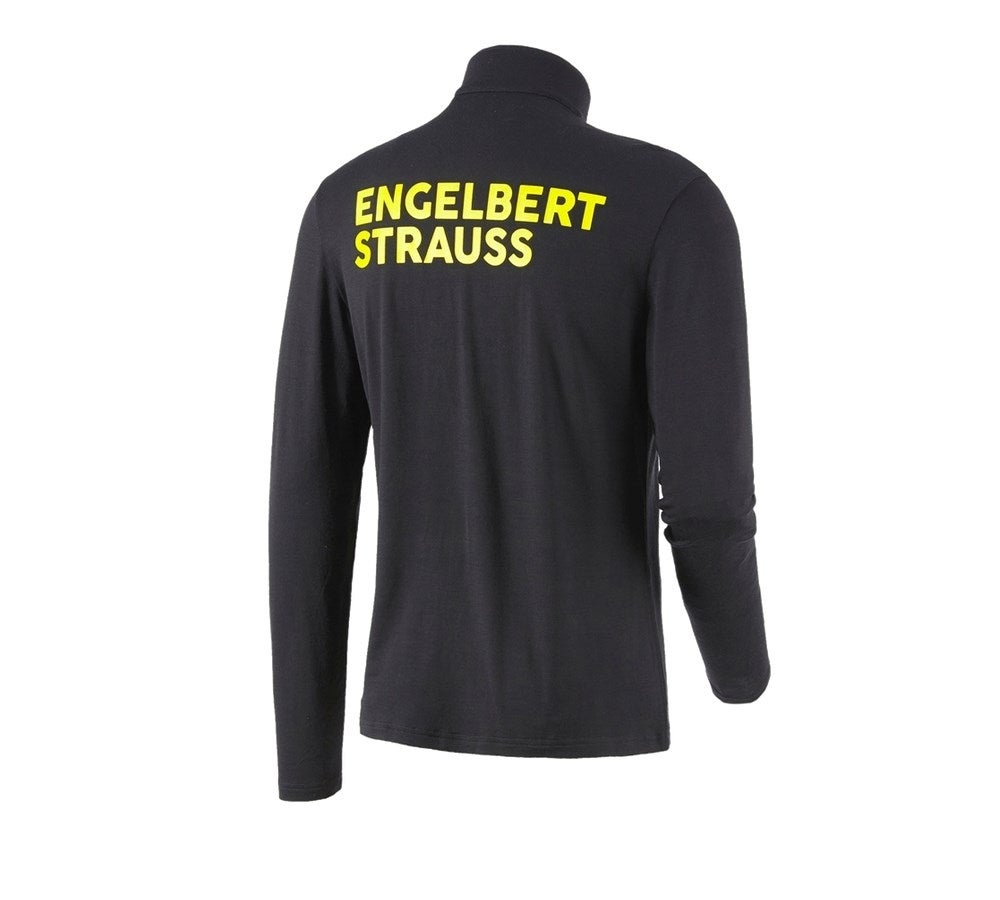 Secondary image Troyer Merino e.s.trail black/acid yellow
