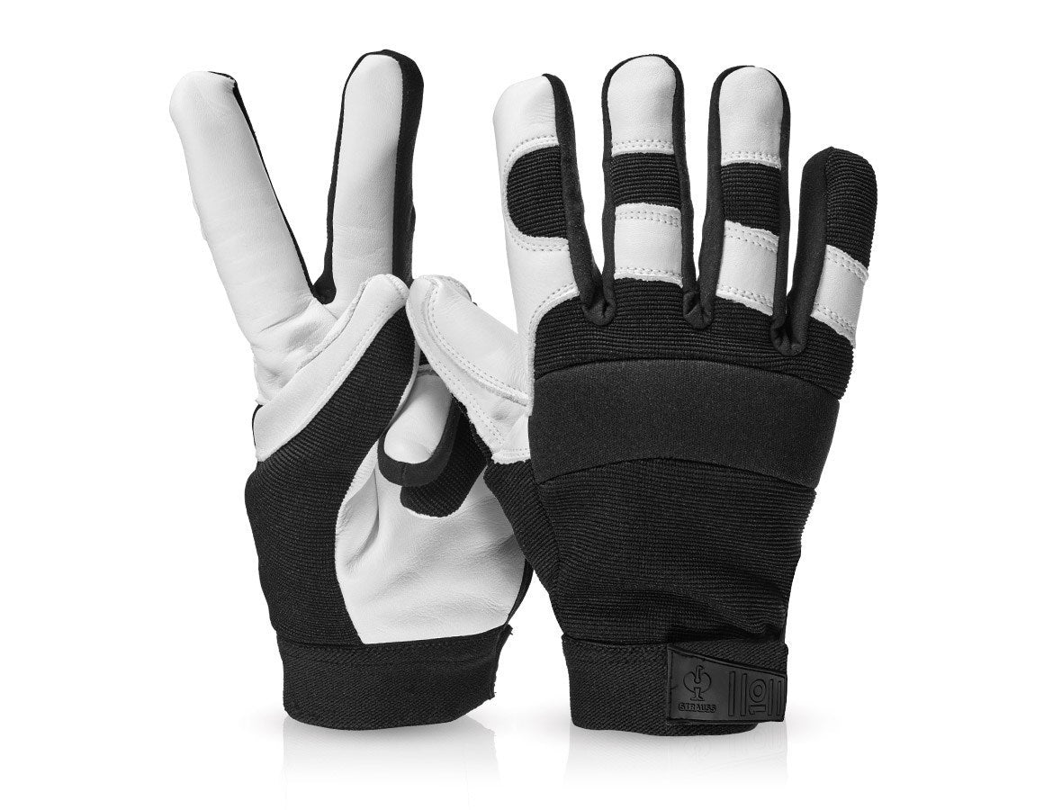 Primary image Full leather assembly gloves Ice 7