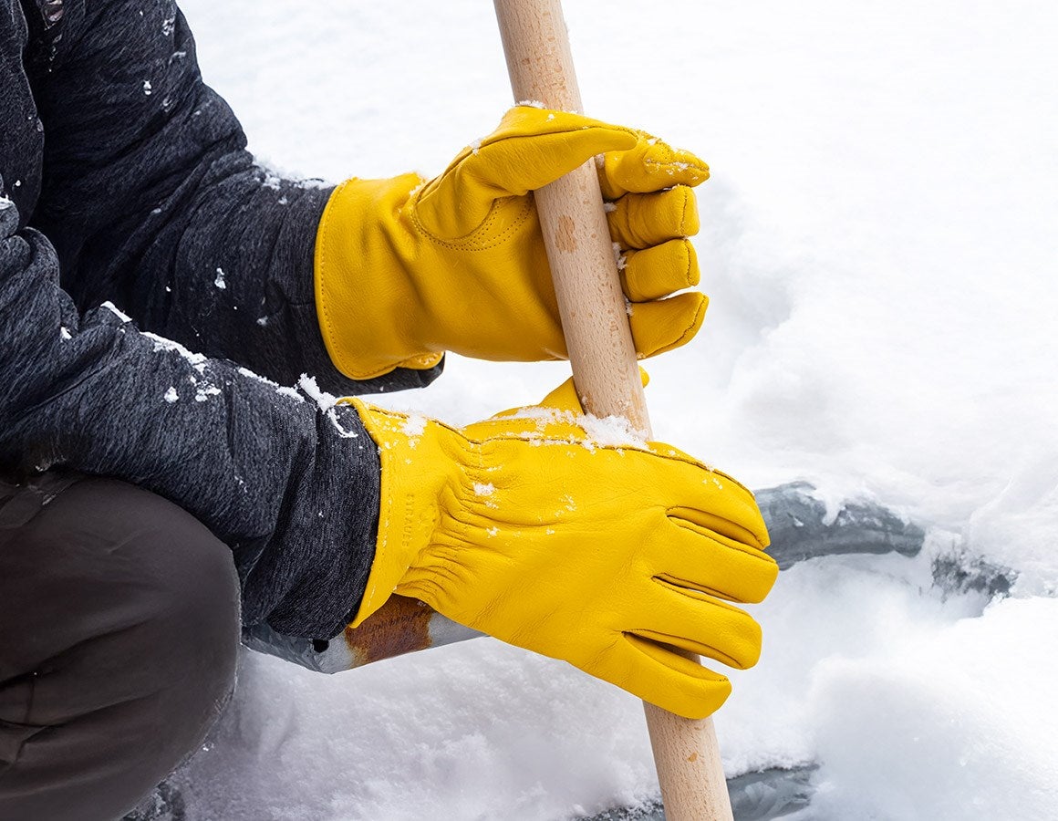 Additional image 1 Full leather winter gloves Yellowstone 10