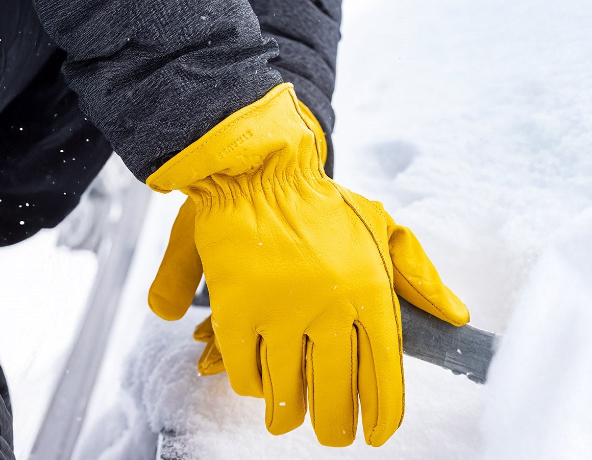 Additional image 2 Full leather winter gloves Yellowstone 10