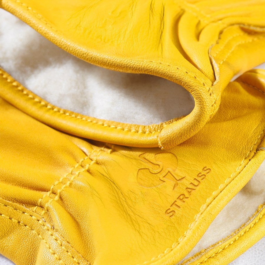 Detailed image Full leather winter gloves Yellowstone 10