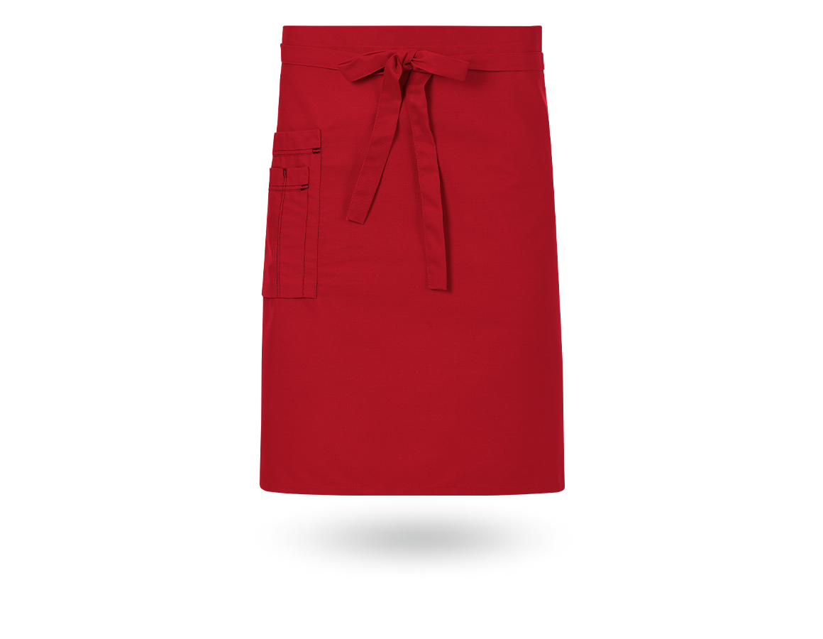 Primary image Mid-Length Apron red/black