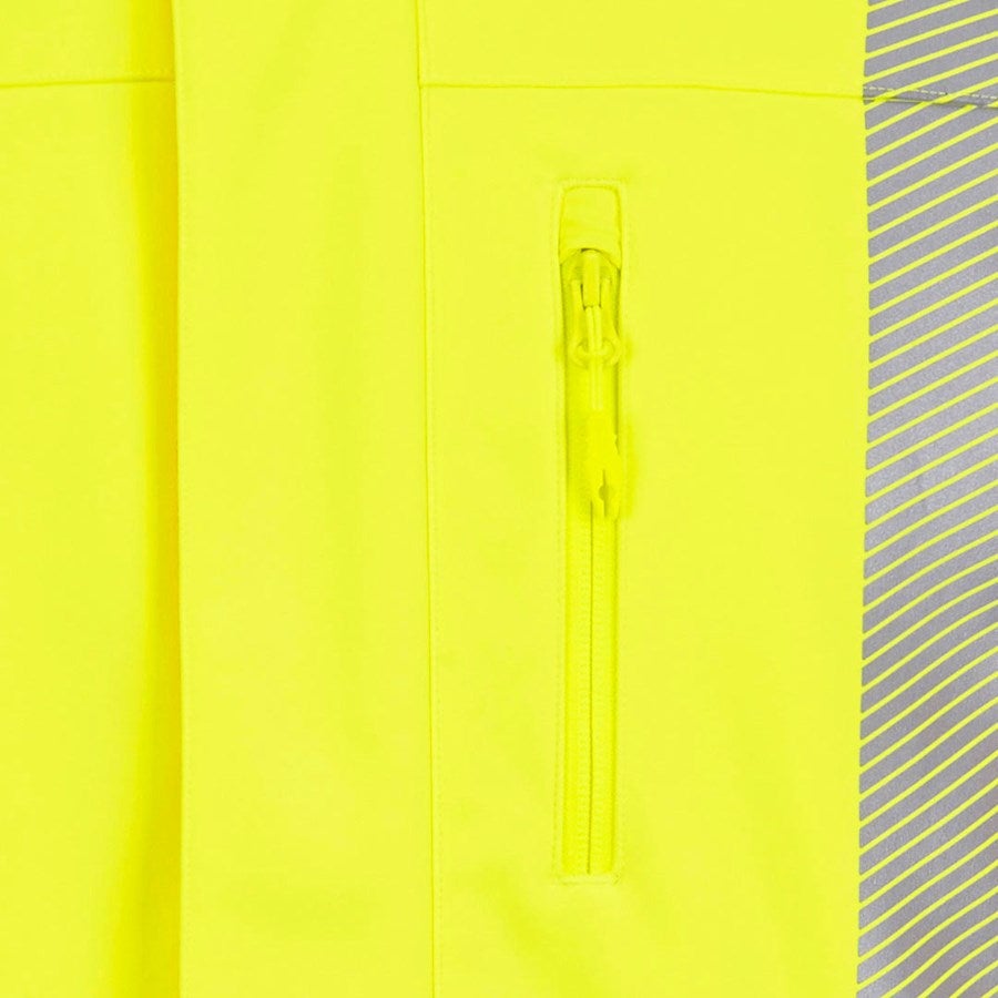 Detailed image High-vis winter softshell jacket e.s.motion 2020 high-vis yellow/high-vis orange