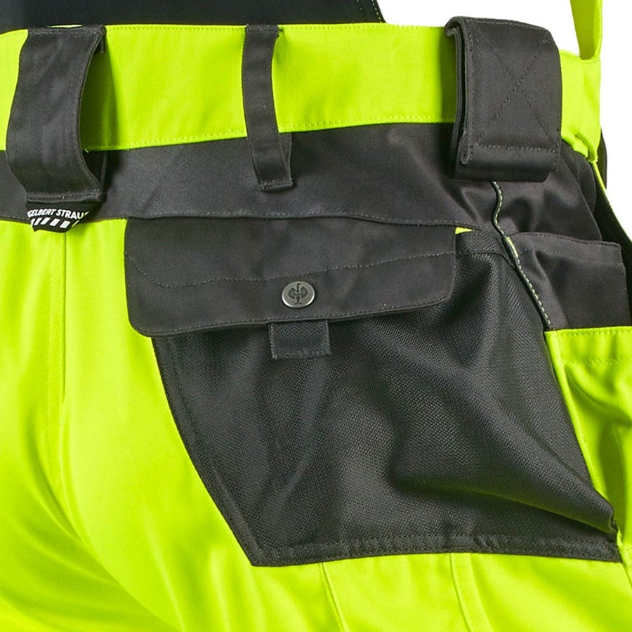 Detailed image High-vis bib & brace e.s.motion high-vis yellow/anthracite