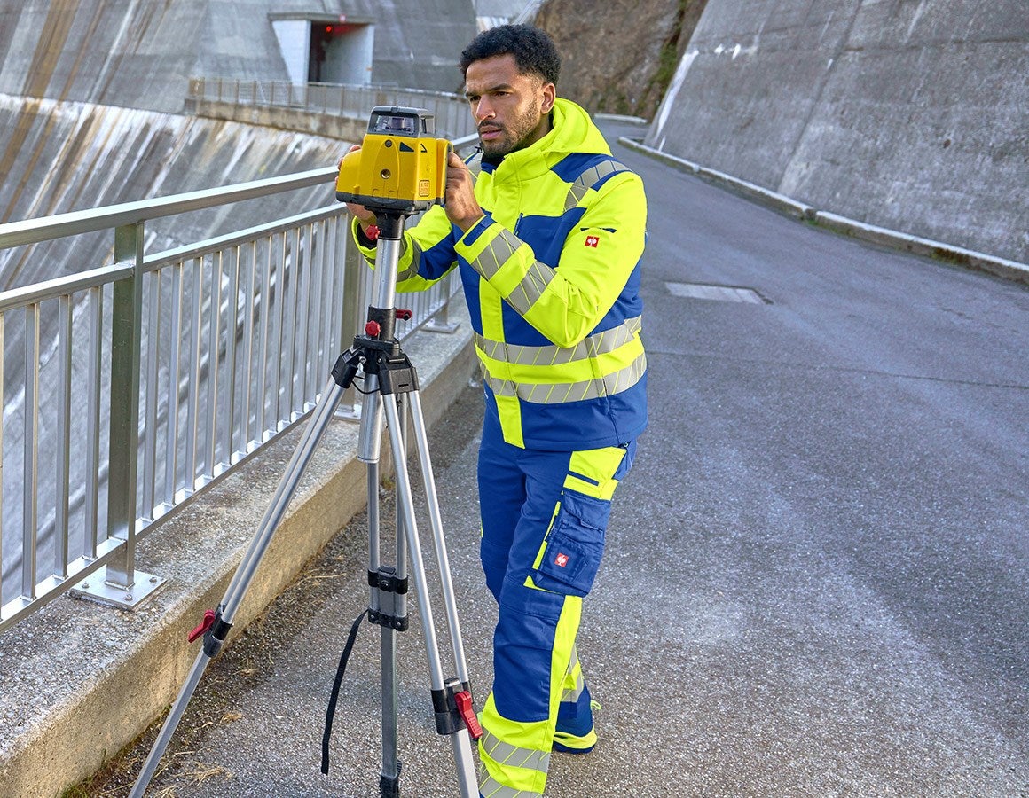 Additional image 2 High-vis trousers e.s.motion 24/7 royalblue/high-vis yellow