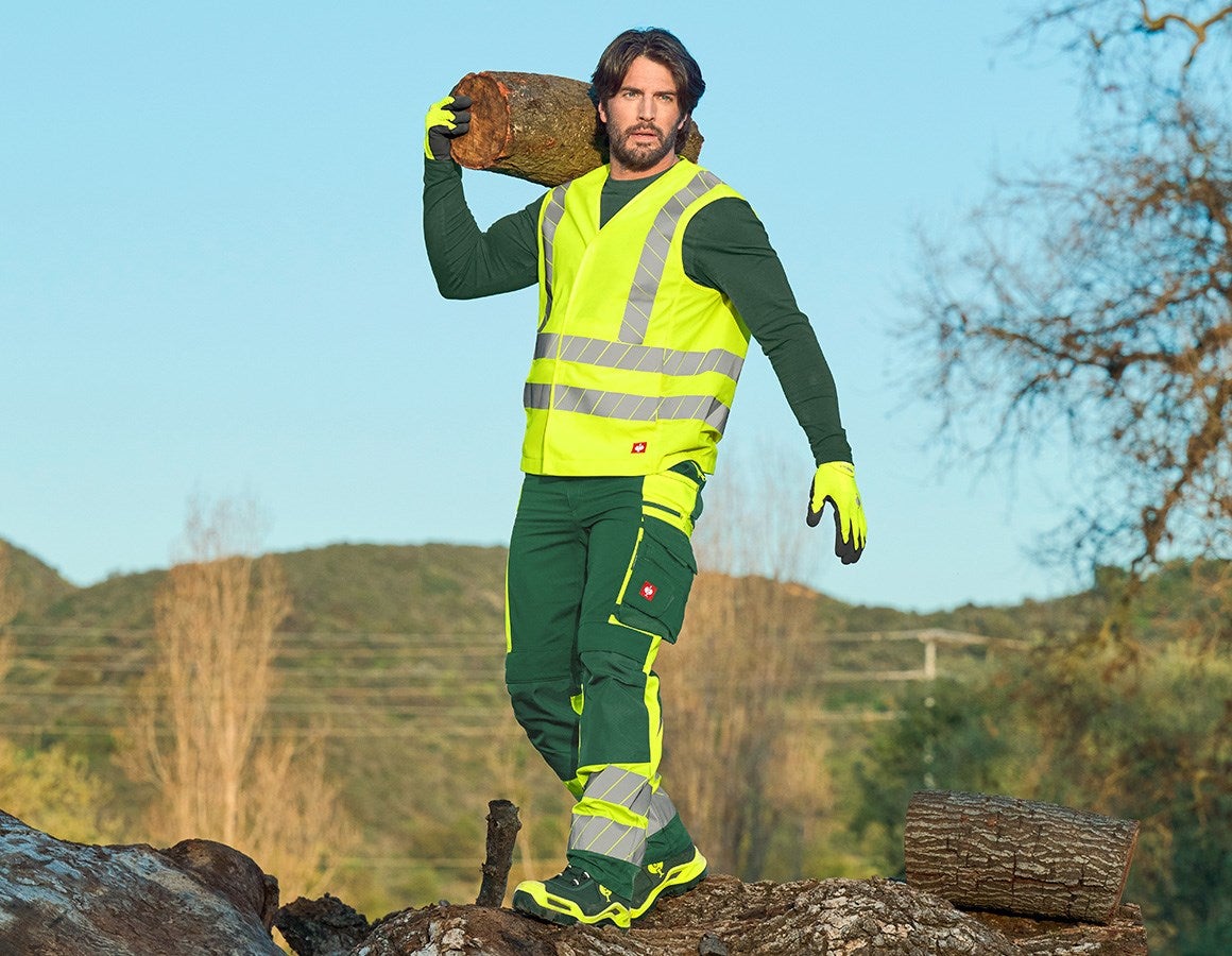Additional image 6 High-vis trousers e.s.motion 24/7 green/high-vis yellow