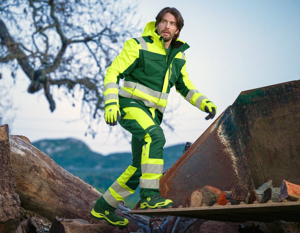 Additional image 10 High-vis trousers e.s.motion 24/7 green/high-vis yellow