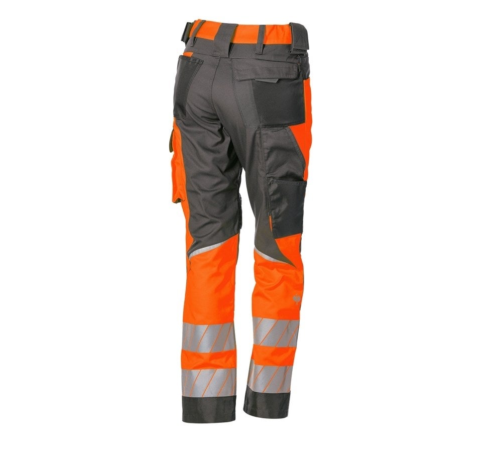Secondary image High-vis trousers e.s.motion 24/7, ladies’ anthracite/high-vis orange