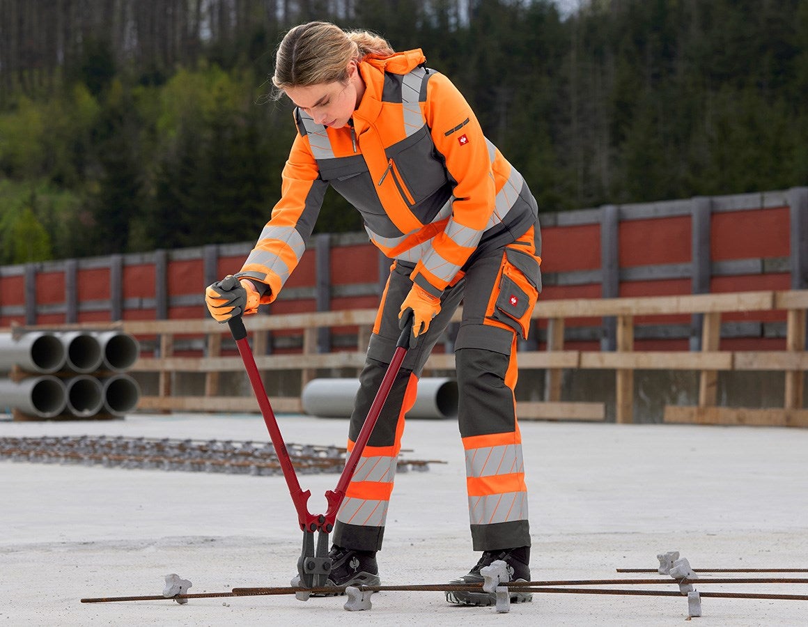 Additional image 4 High-vis trousers e.s.motion 24/7, ladies’ anthracite/high-vis orange
