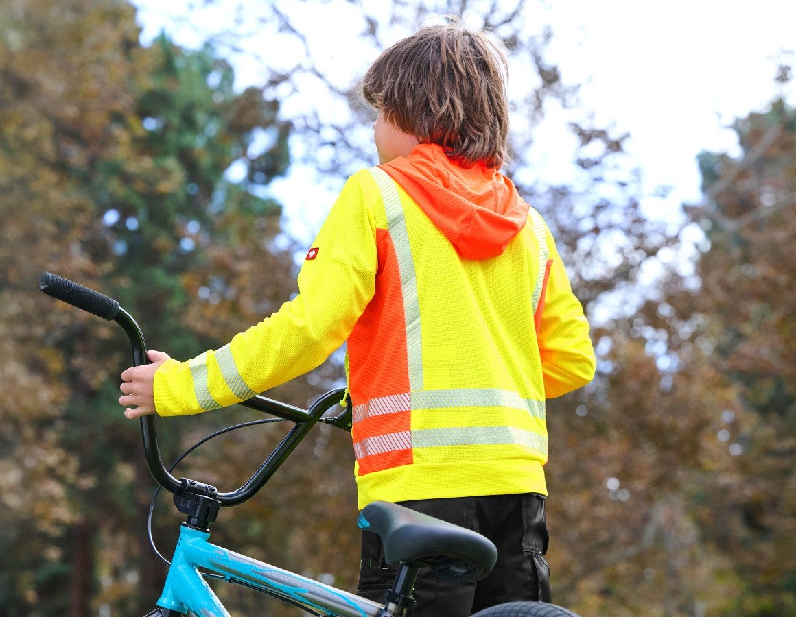 Additional image 1 High-vis functio. hooded jacket e.s.motion2020, c. high-vis yellow/high-vis orange