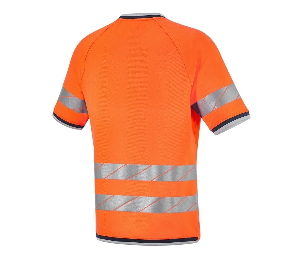 Secondary image High-vis functional t-shirt e.s.ambition high-vis orange/navy