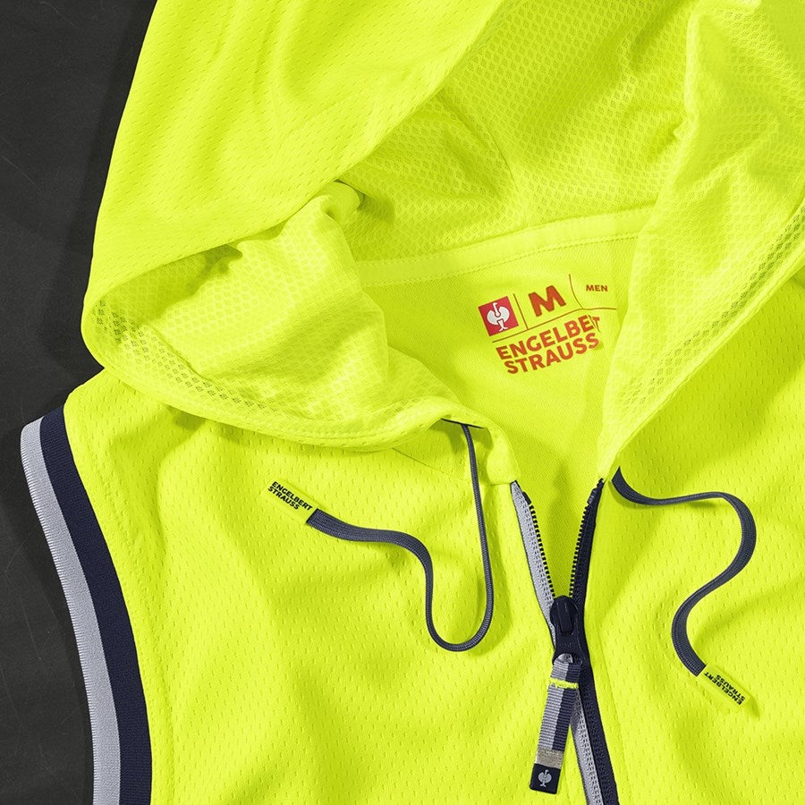 Detailed image High-vis functional bodywarmer e.s.ambition high-vis yellow/anthracite
