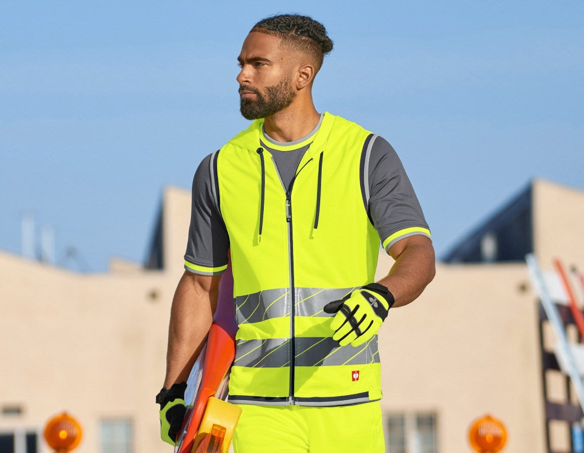 Main action image High-vis functional bodywarmer e.s.ambition high-vis yellow/anthracite