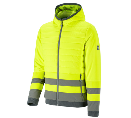 Primary image High-vis reversible jacket e.s.motion ten high-vis yellow/granite