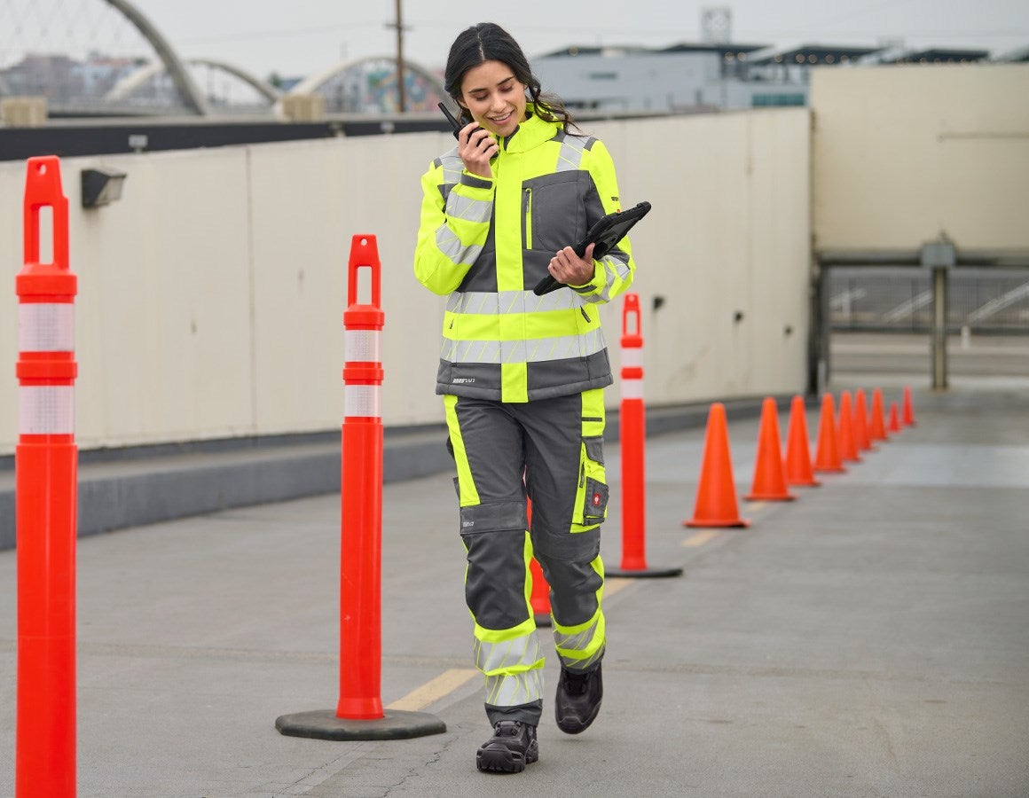 Additional image 2 High-vis winter soft. jacket e.s.motion 24/7,lad. anthracite/high-vis yellow