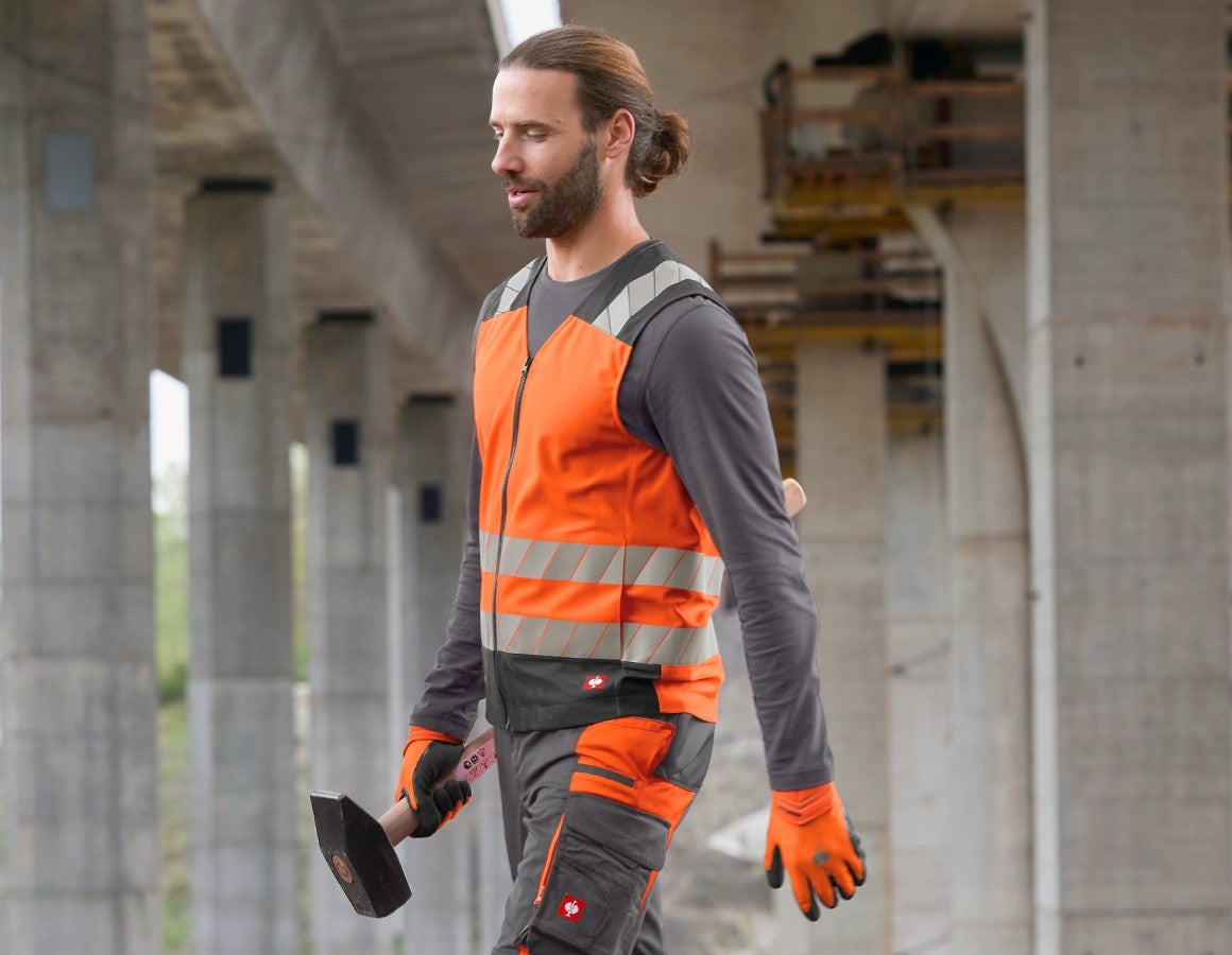 Additional image 1 High-vis bodywarmer e.s.motion 24/7 high-vis orange/anthracite