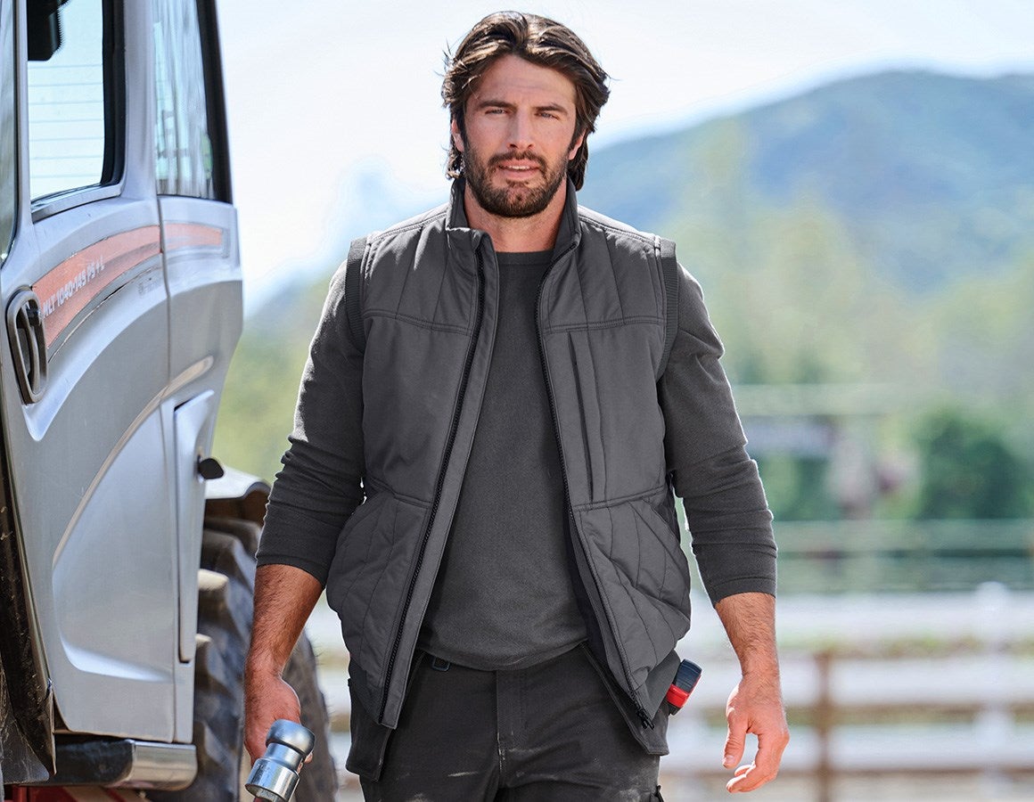 Main action image Bodywarmer e.s.iconic carbongrey