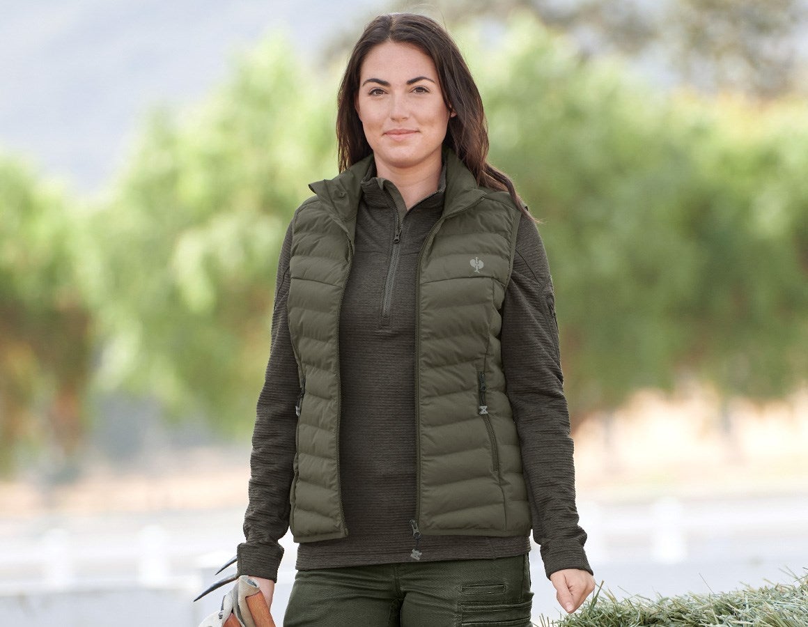 Main action image Bodywarmer e.s.motion ten, ladies' disguisegreen