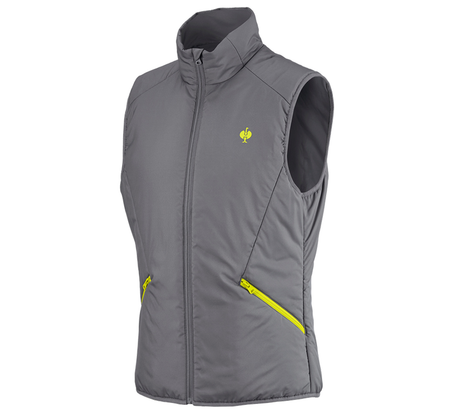 Primary image Bodywarmer e.s.trail basaltgrey/acid yellow