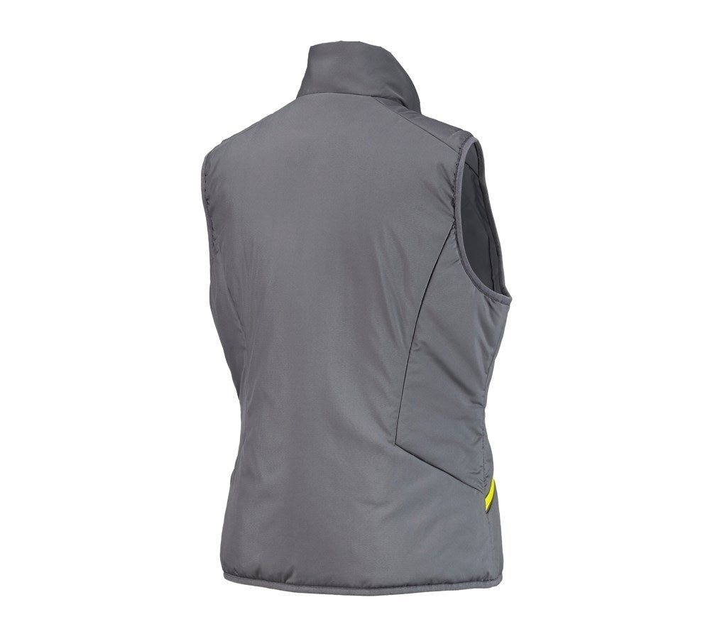 Secondary image Bodywarmer e.s.trail, ladies' basaltgrey/acid yellow