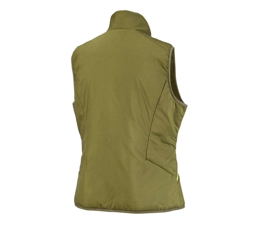 Secondary image Bodywarmer e.s.trail, ladies' junipergreen/limegreen