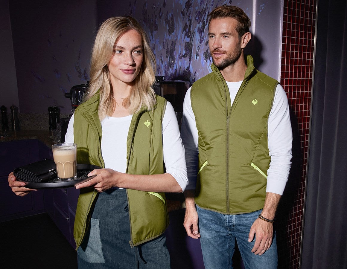 Additional image 2 Bodywarmer e.s.trail, ladies' junipergreen/limegreen