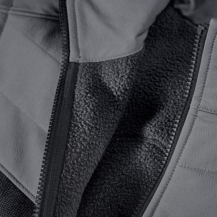 Detailed image Bodywarmer thermaflor e.s.dynashield graphite/cement