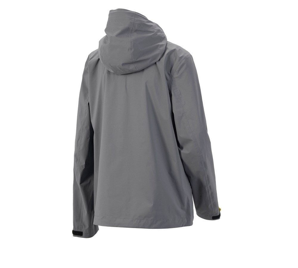 Secondary image Windbreaker light-pack e.s.trail, ladies' basaltgrey/acid yellow