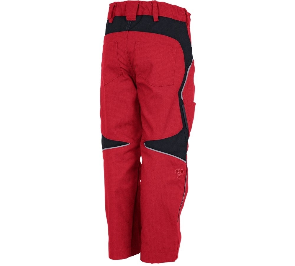 Secondary image Winter trousers e.s.vision, children's red/black