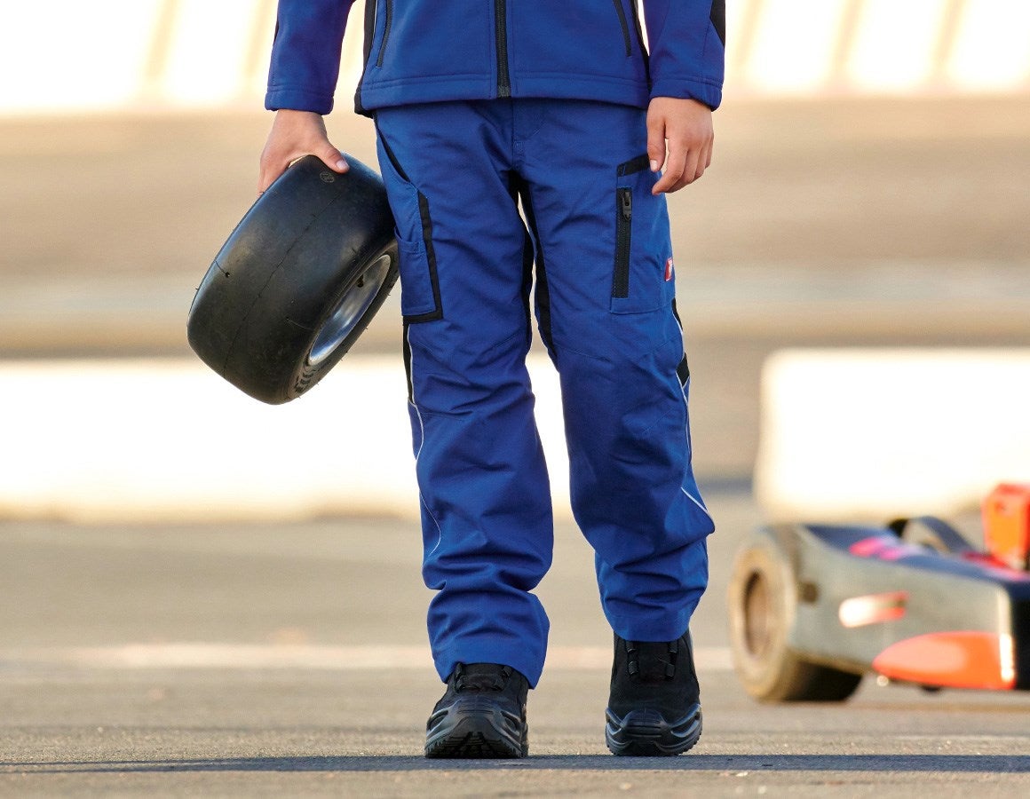 Main action image Winter trousers e.s.vision, children's royalblue/black