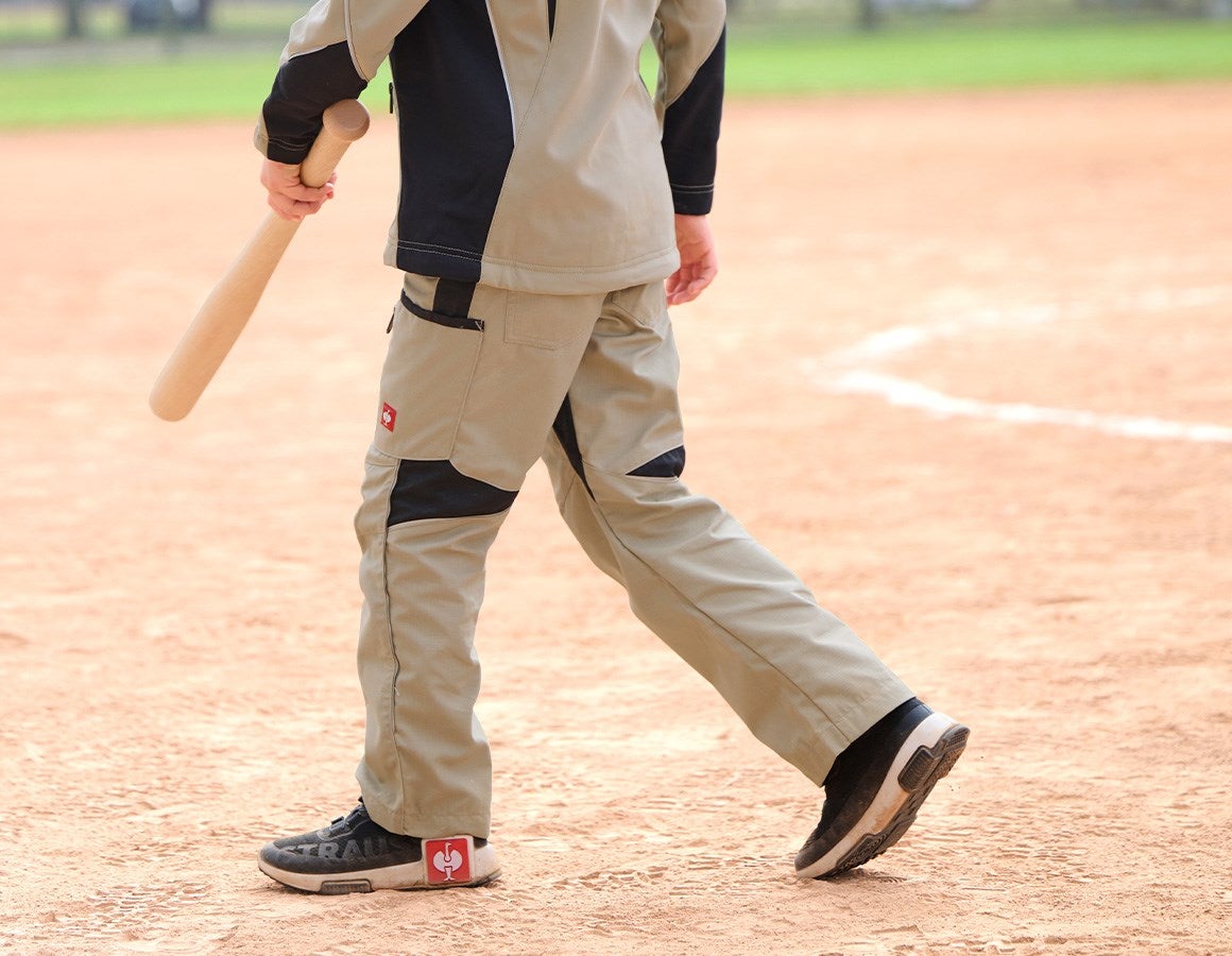 Additional image 1 Winter trousers e.s.vision, children's clay/black