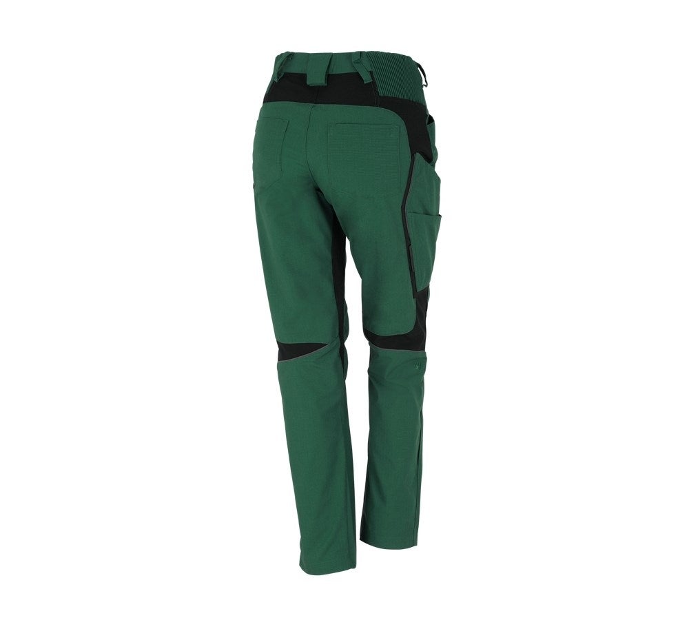 Secondary image Winter ladies' trousers e.s.vision green/black