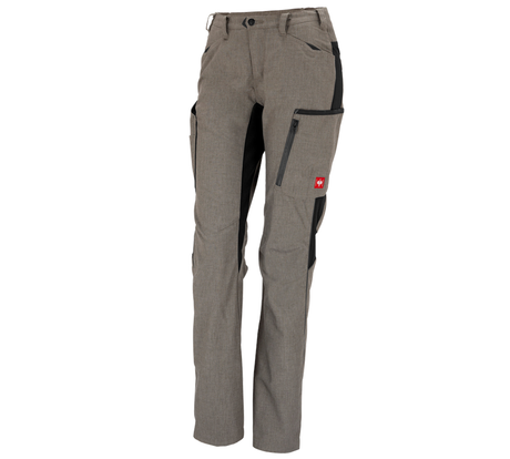 Primary image Winter ladies' trousers e.s.vision stone melange/black