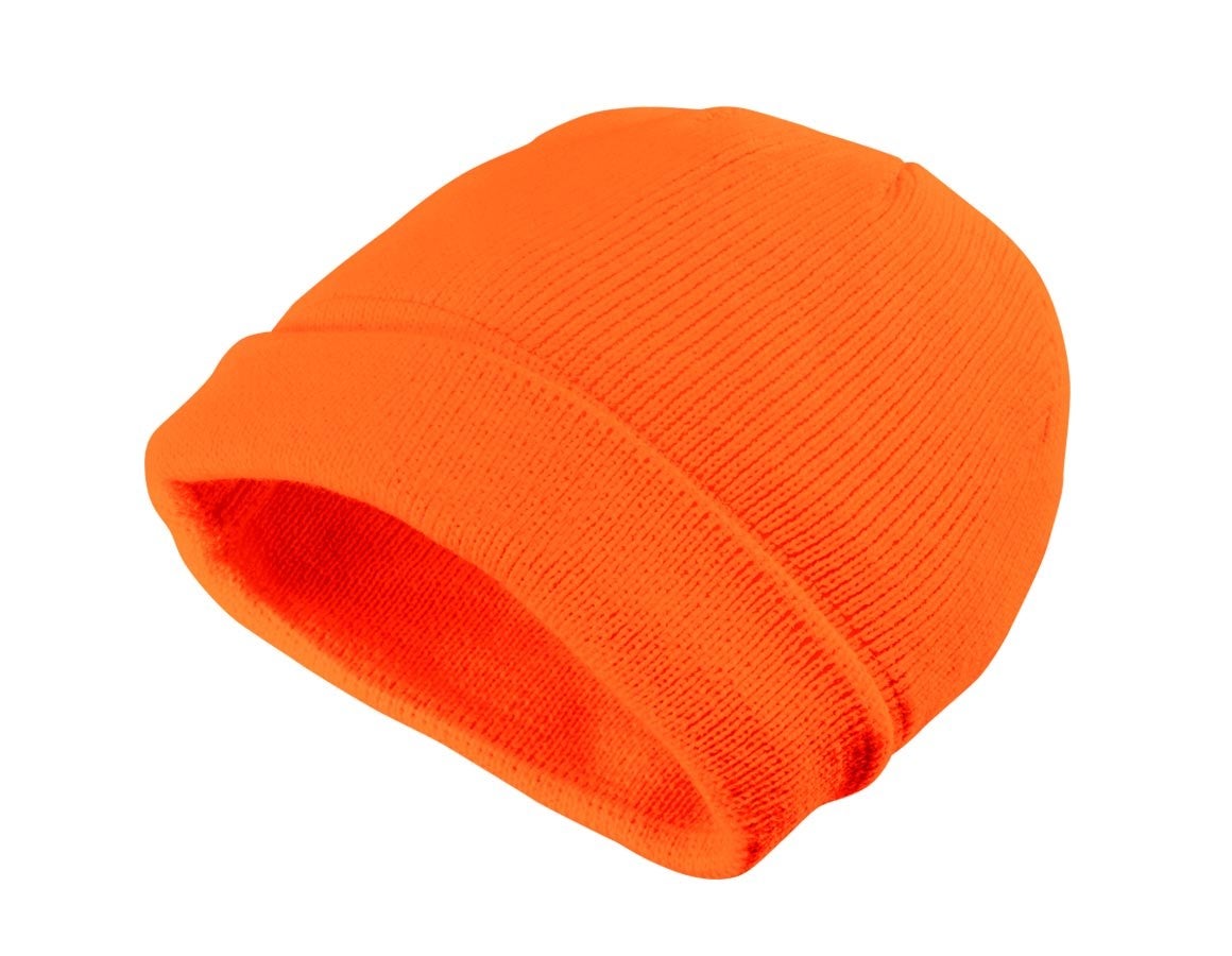 Primary image Winter knitted hat Neon orange