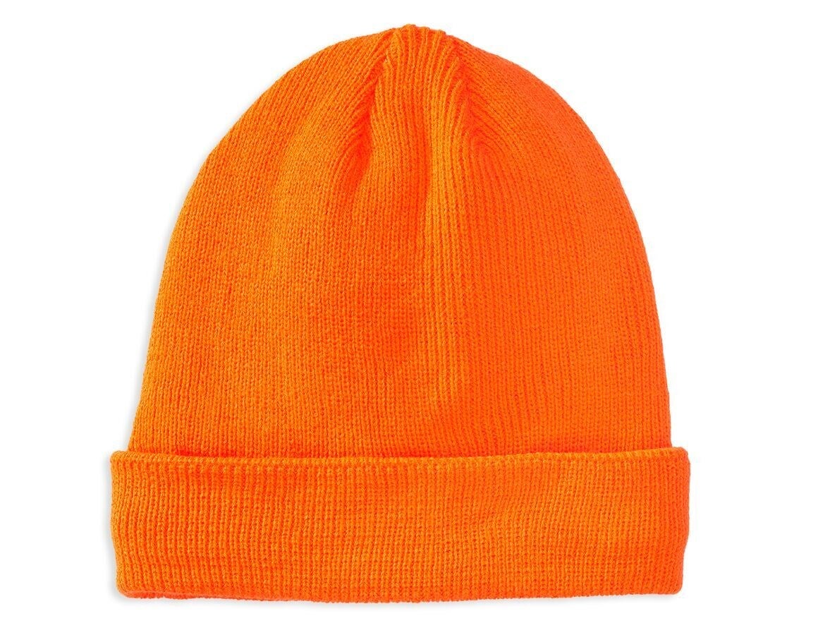 Primary image Winter knitted hat Neon orange