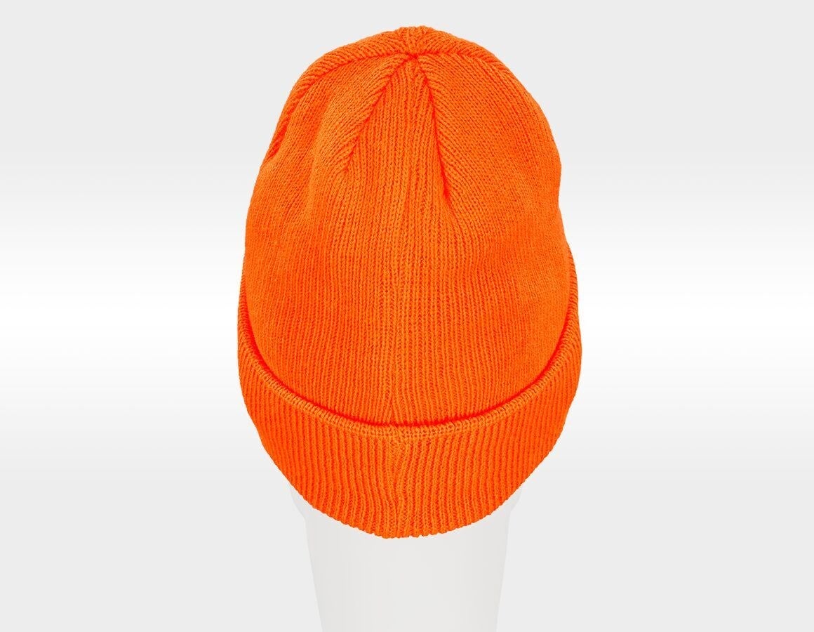 Additional image 2 Winter knitted hat Neon orange