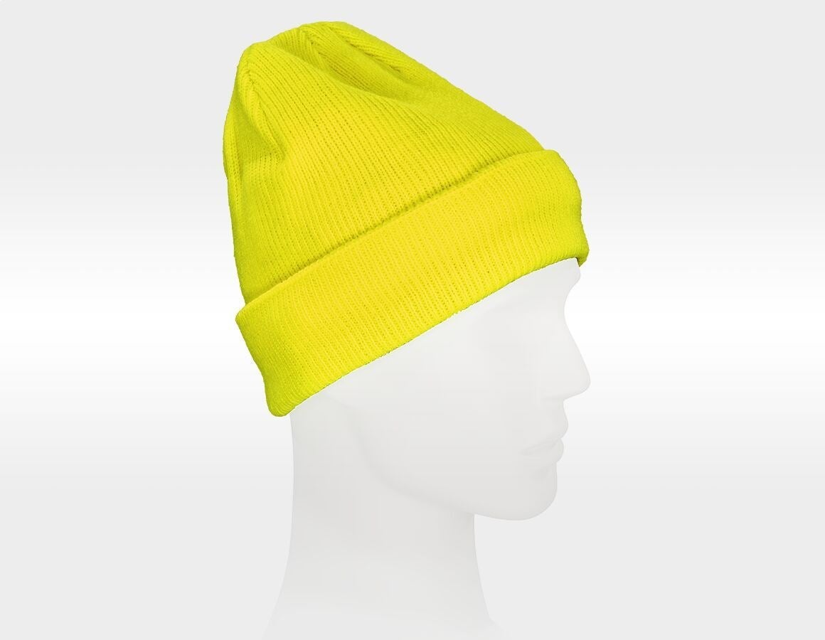 Additional image 1 Winter knitted hat Neon yellow