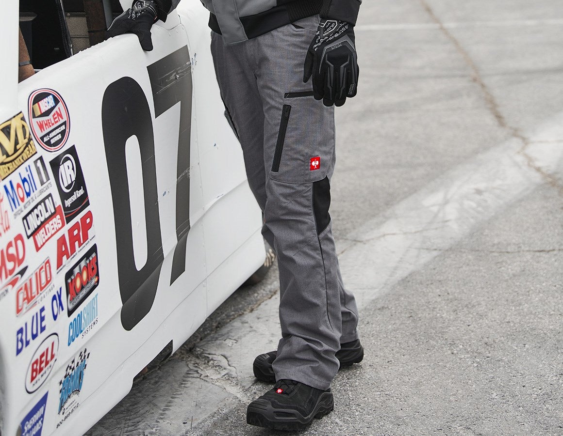 Main action image Winter trousers e.s.vision cement melange/black