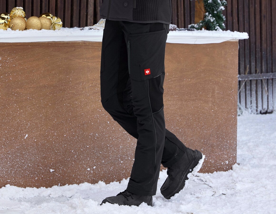 Additional image 1 Winter cargo trousers e.s.vision stretch, ladies' black