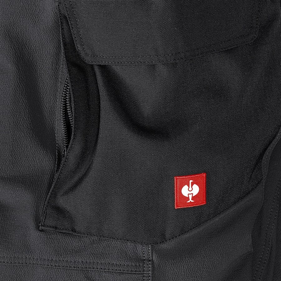 Detailed image Winter func.cargo trousers e.s.dynashield solid,l. black