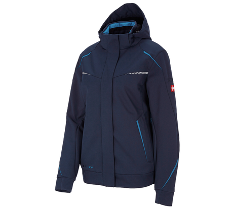 Primary image Winter softshell jacket e.s.motion 2020, ladies' navy/atoll