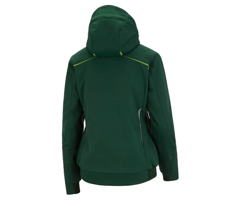 Secondary image Winter softshell jacket e.s.motion 2020, ladies' green/seagreen
