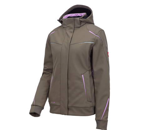 Primary image Winter softshell jacket e.s.motion 2020, ladies' stone/lavender