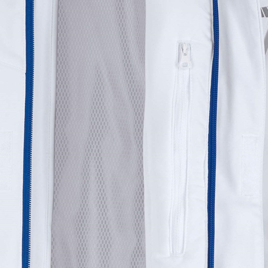 Detailed image Winter softshell jacket e.s.motion 2020, men's white/gentianblue